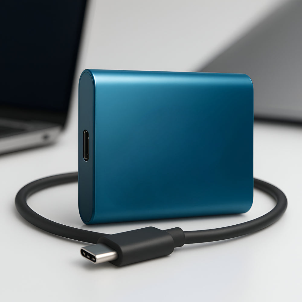 External SSD Disk Fast Portable Memory USB C