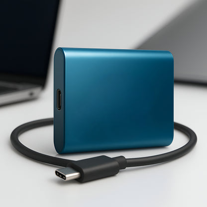 External SSD Disk Fast Portable Memory USB C