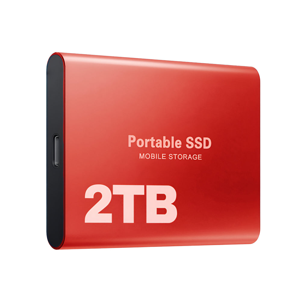 Portable External Solid-State Drive 2TB USB C