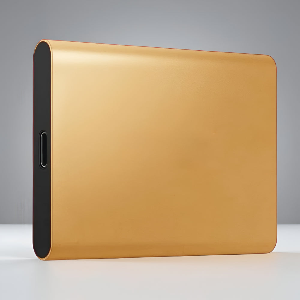 Portable External SSD Drive Aluminum Case Fast Transfer