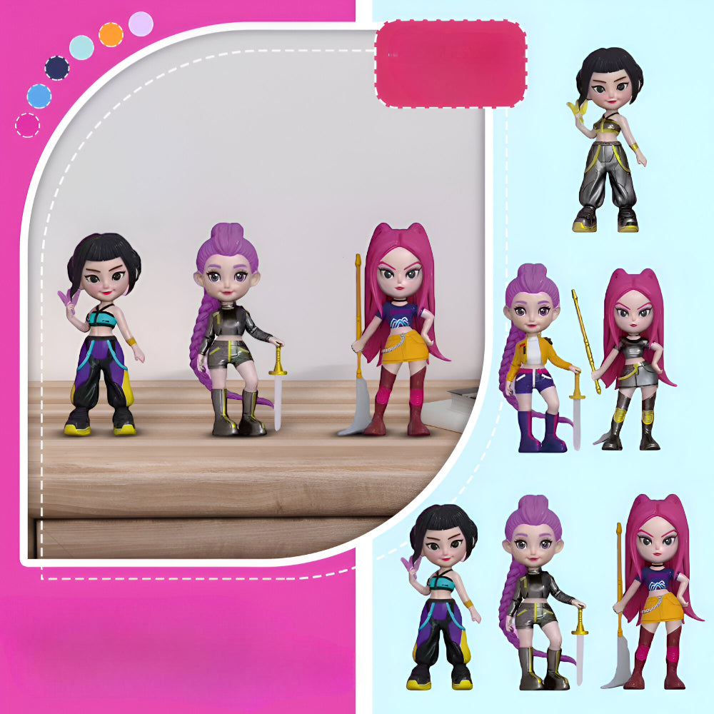 Anime Figurines Collector's Set Desk Decoration