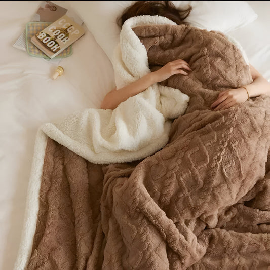 Quilted Winter Blanket Sofa Bed