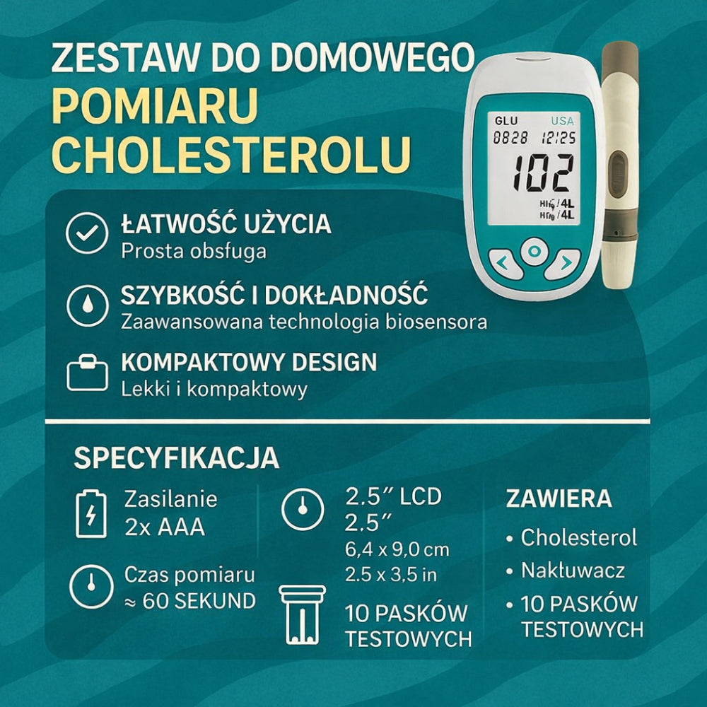 Home Blood Sugar Meter Cholesterol Glucose Uric Acid LCD