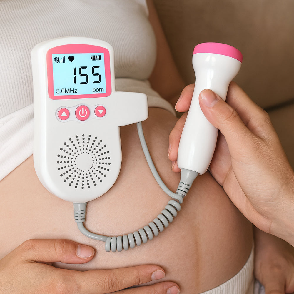Heart Rate Monitor Fetal Doppler Baby Sound Listening Device