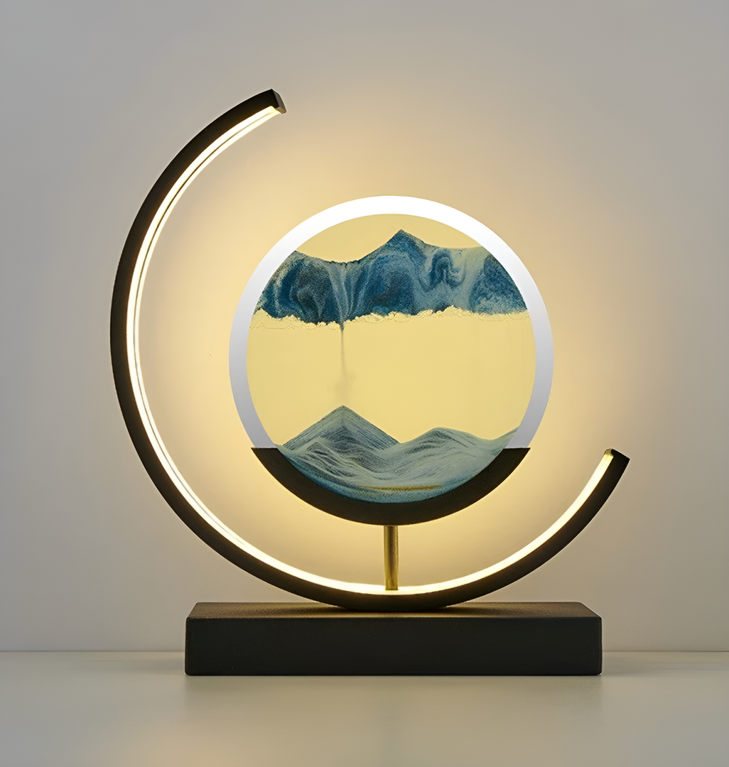 LED Night Lamp with Flowing Sand | 3D Decorative Lamp