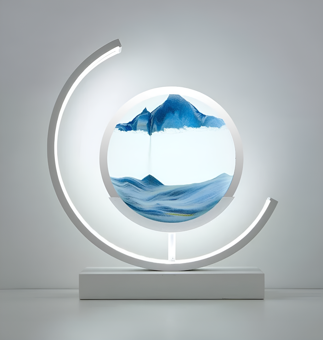 LED Night Lamp with Flowing Sand | 3D Decorative Lamp