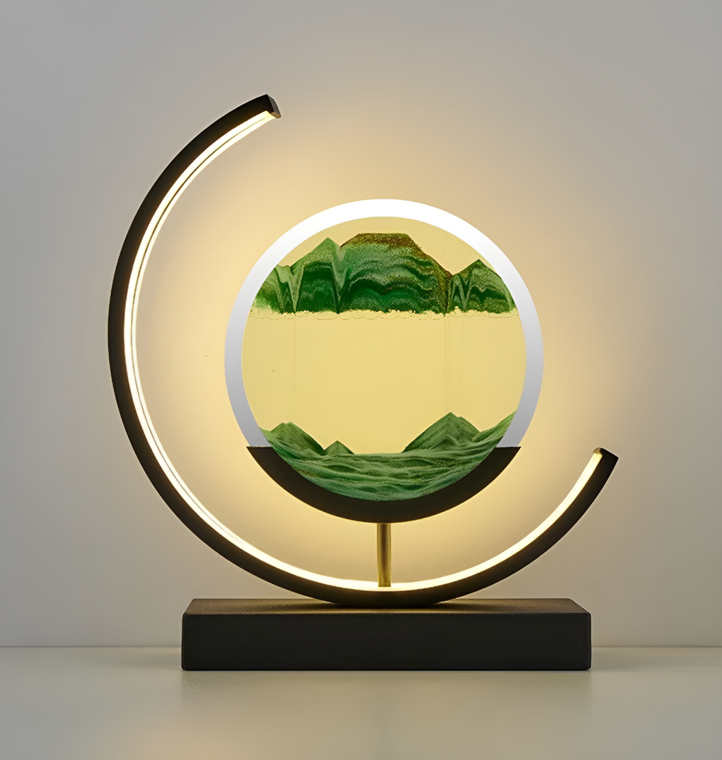 LED Night Lamp with Flowing Sand | 3D Decorative Lamp