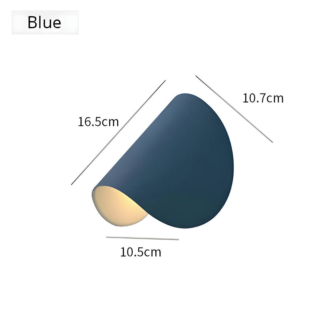 Skandynawska Obracana Lampa Ścienna | Metalowa