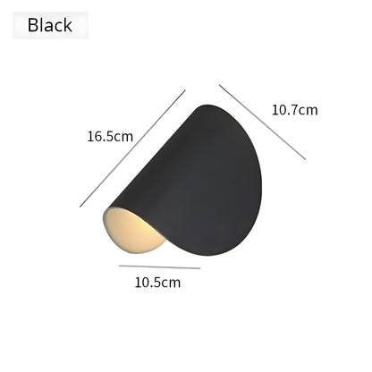 Skandynawska Obracana Lampa Ścienna | Metalowa