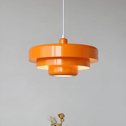 Retro Metal Hanging Lamp | Scandinavian Industrial Design