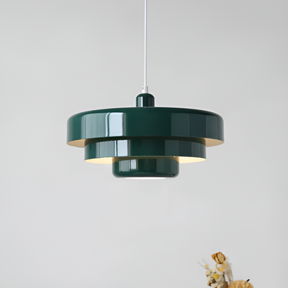 Retro Metal Hanging Lamp | Scandinavian Industrial Design