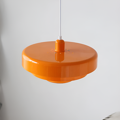 Retro Metal Hanging Lamp | Scandinavian Industrial Design