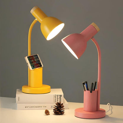 Nordic LED Table Lamp | With a Stylish Pen Holder