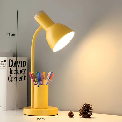 Nordic LED Table Lamp | With a Stylish Pen Holder