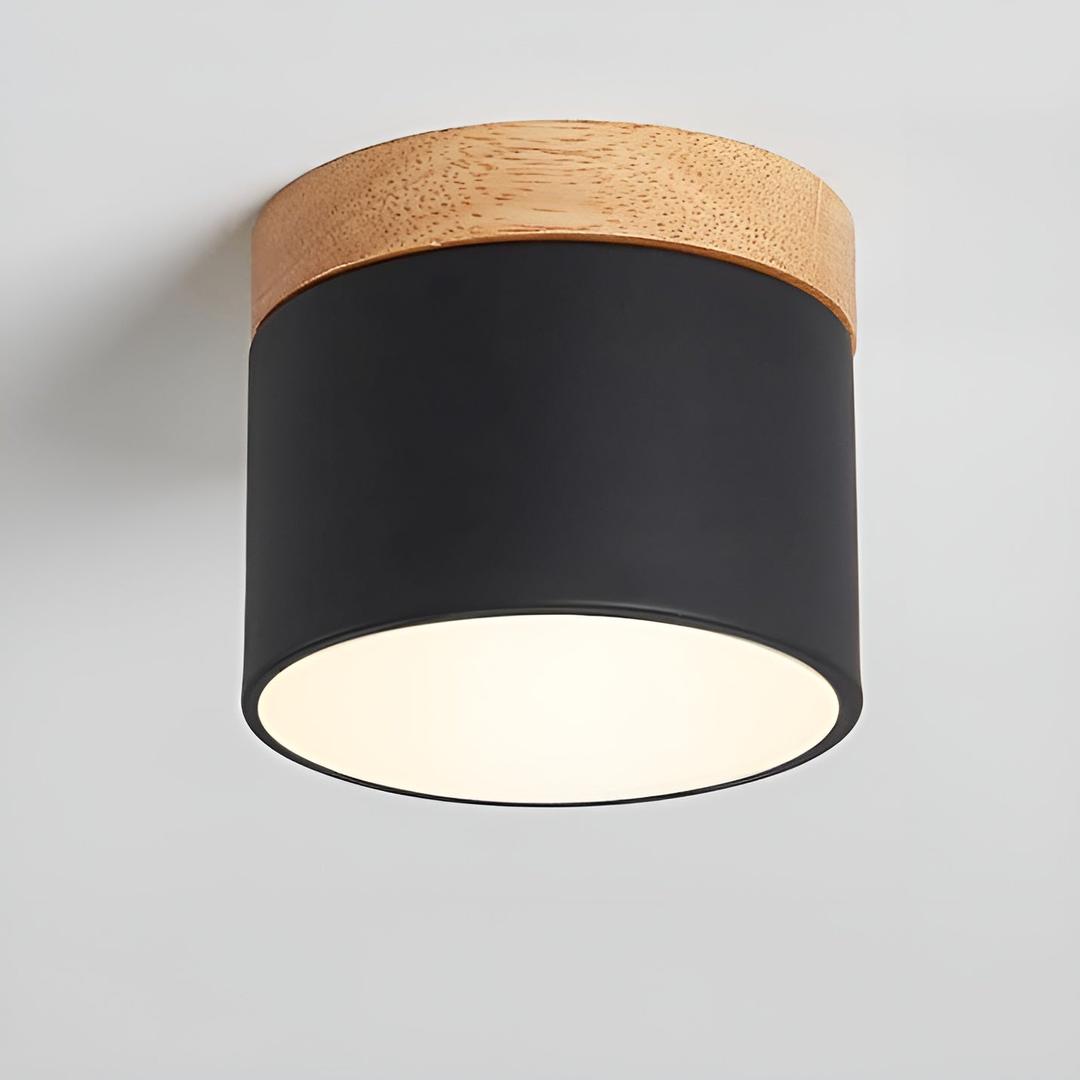 Surface-Mounted Cylindrical Ceiling Lamp | Vintage Style
