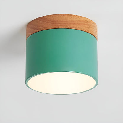 Surface-Mounted Cylindrical Ceiling Lamp | Vintage Style