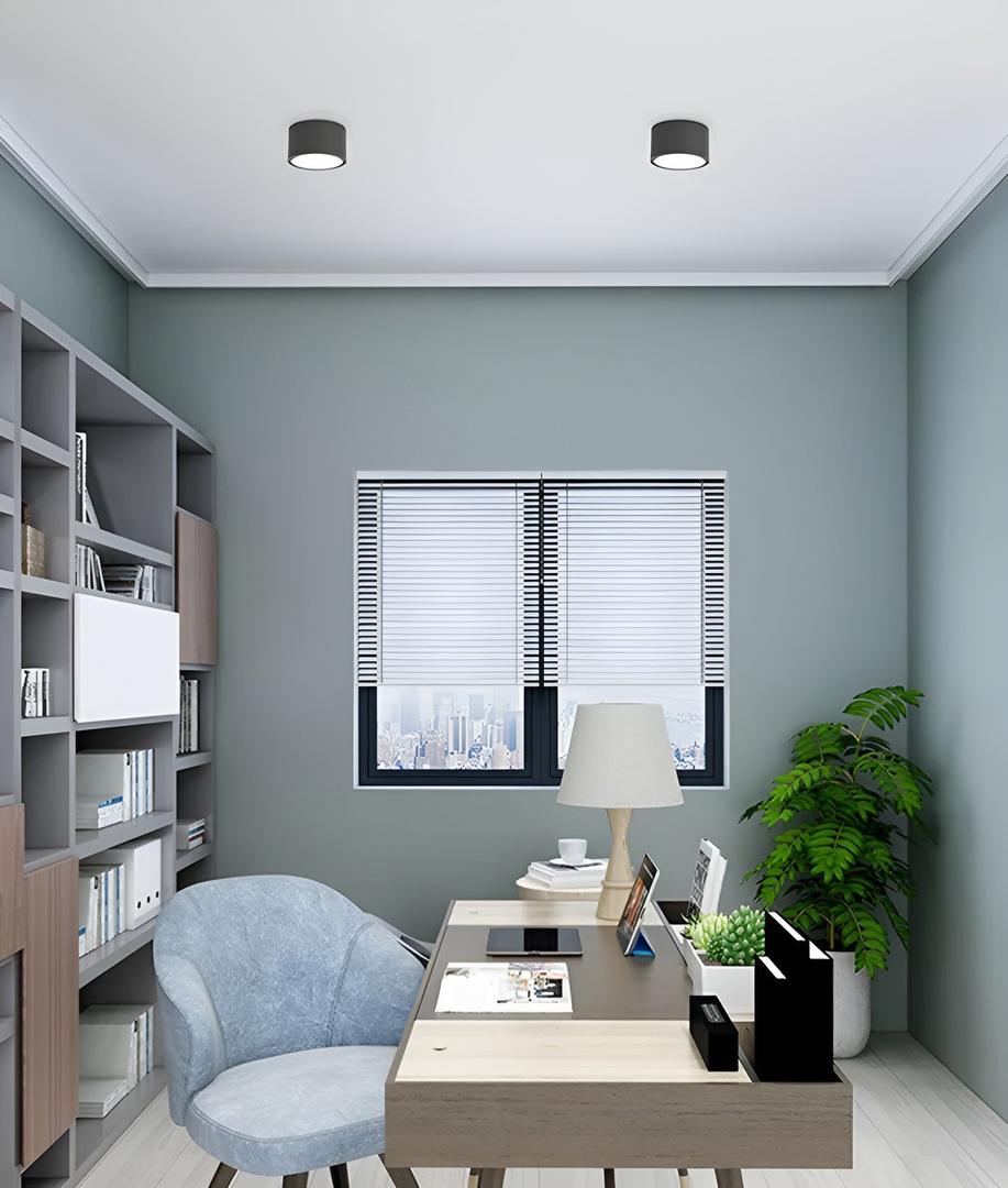 Surface-Mounted Cylindrical Ceiling Lamp | Vintage Style