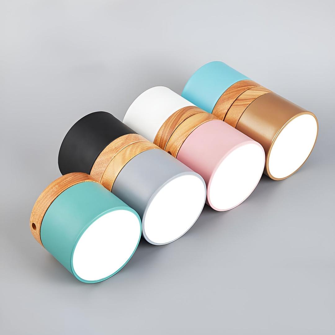 Surface-Mounted Cylindrical Ceiling Lamp | Vintage Style