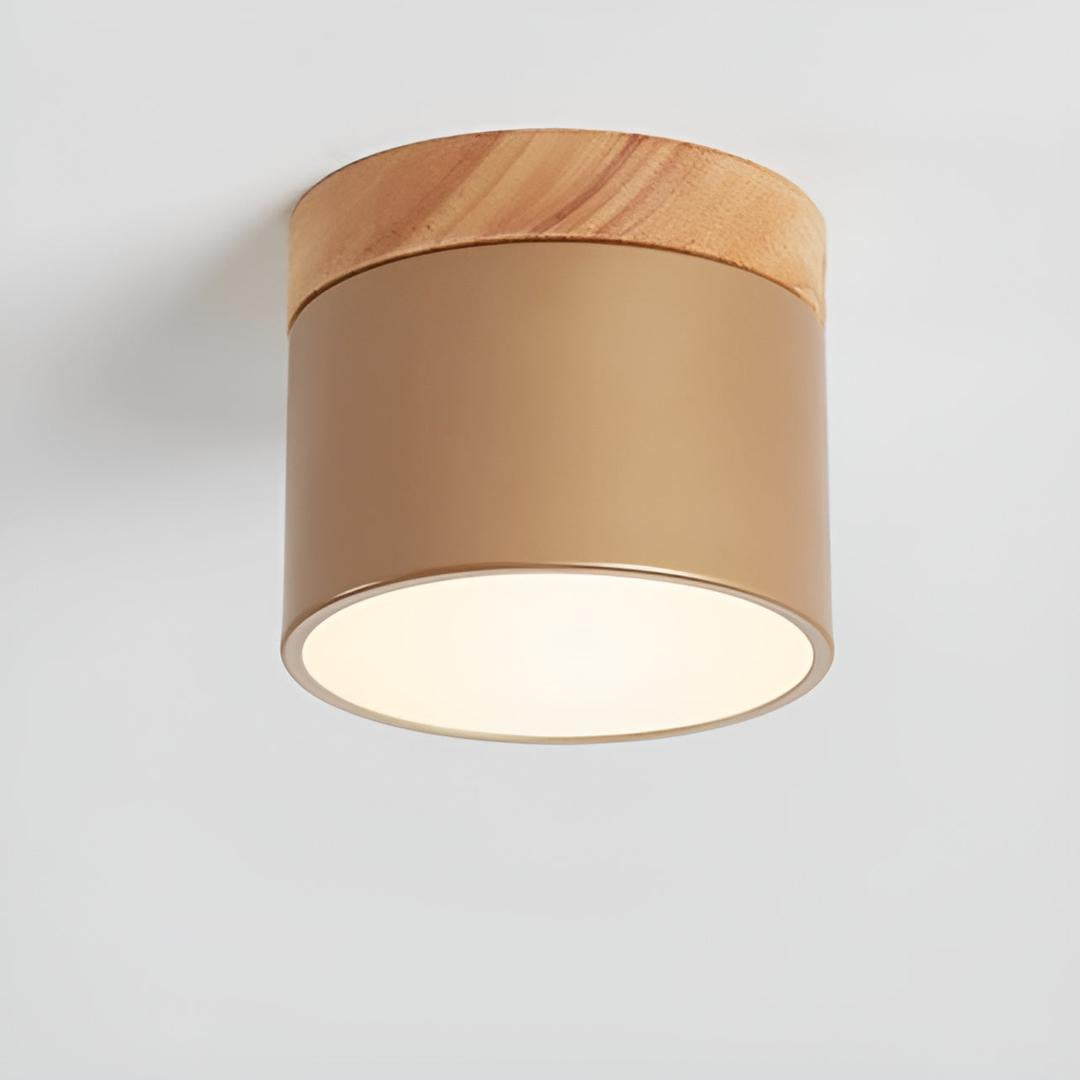 Surface-Mounted Cylindrical Ceiling Lamp | Vintage Style