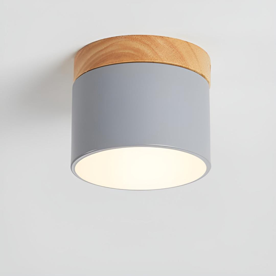 Surface-Mounted Cylindrical Ceiling Lamp | Vintage Style
