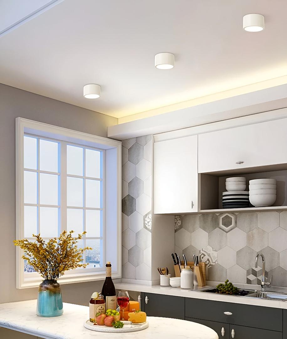 Surface-Mounted Cylindrical Ceiling Lamp | Vintage Style