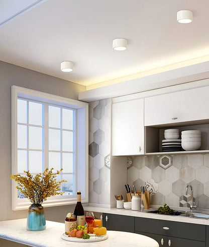 Surface-Mounted Cylindrical Ceiling Lamp | Vintage Style