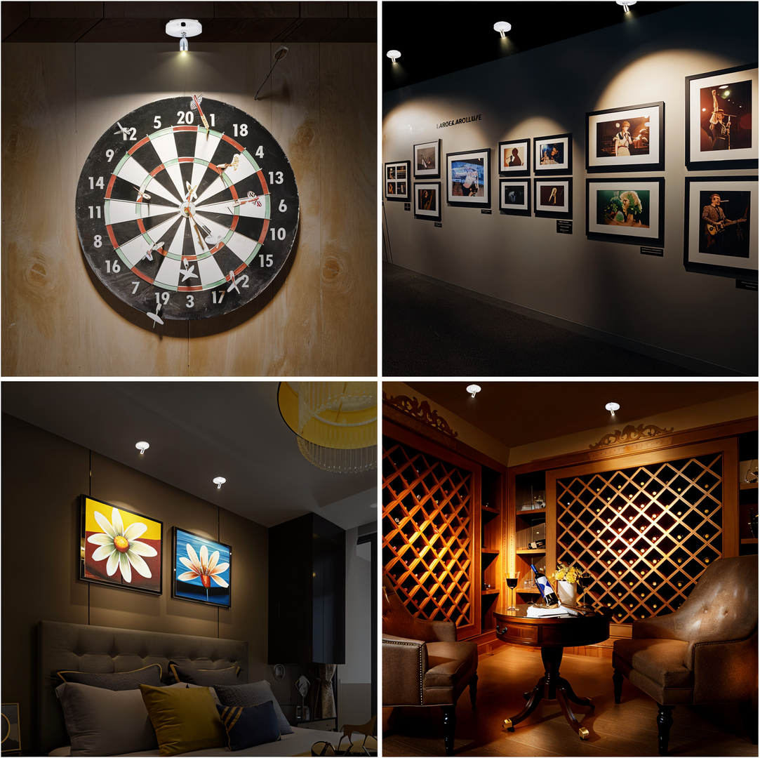 Regulowana Bezprzewodowa Lampa LED | Kompaktowe Oświetlenie Wewnętrzne