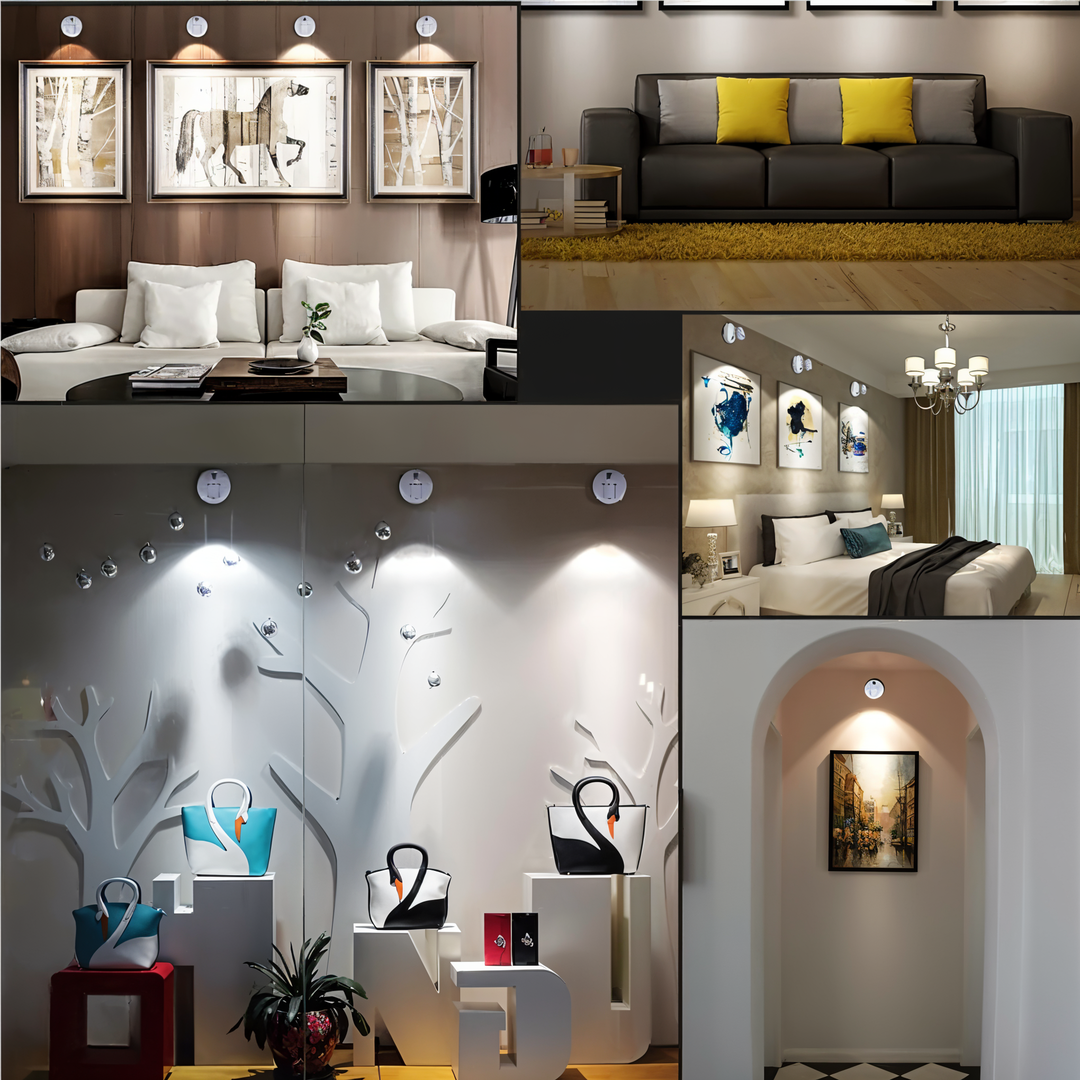 Regulowana Bezprzewodowa Lampa LED | Kompaktowe Oświetlenie Wewnętrzne