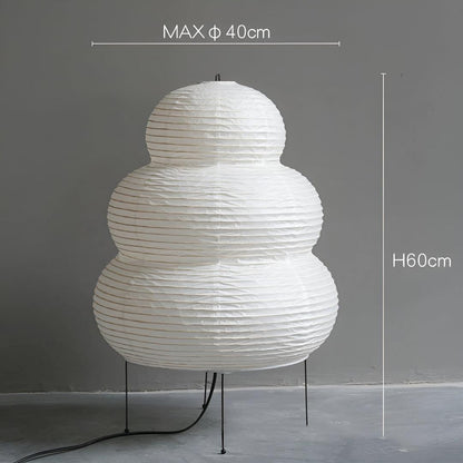 Paper Floor Lamp | Japanese Minimalism