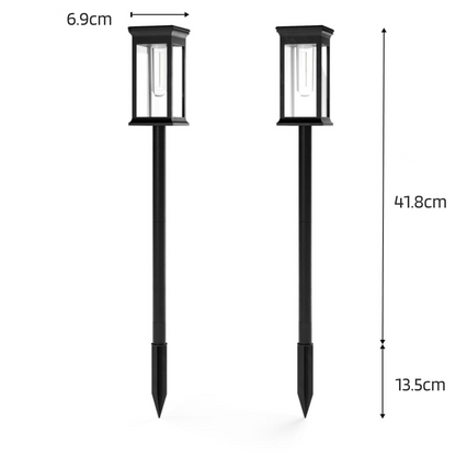 Nowoczesna Czarna Lampa Ogrodowa | Zewnętrzna