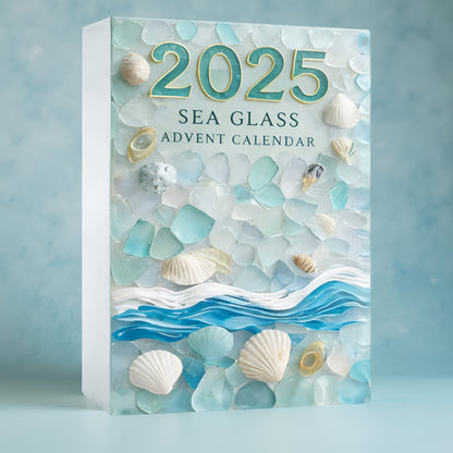 Decorative Glass Advent Calendar Christmas Countdown