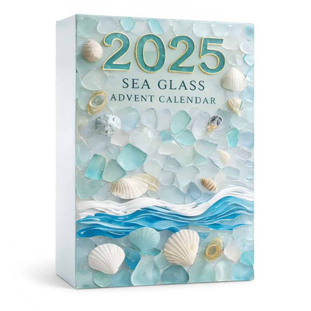 Decorative Glass Advent Calendar Christmas Countdown