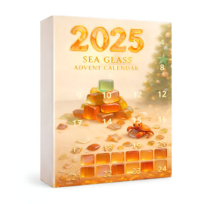 Decorative Glass Advent Calendar Christmas Countdown