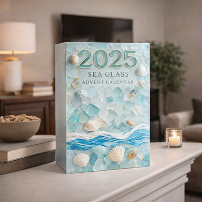 Decorative Glass Advent Calendar Christmas Countdown