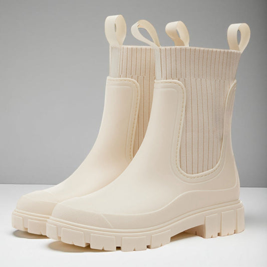 Women's Rubber Boots Upper Sole Non-Slip Rain