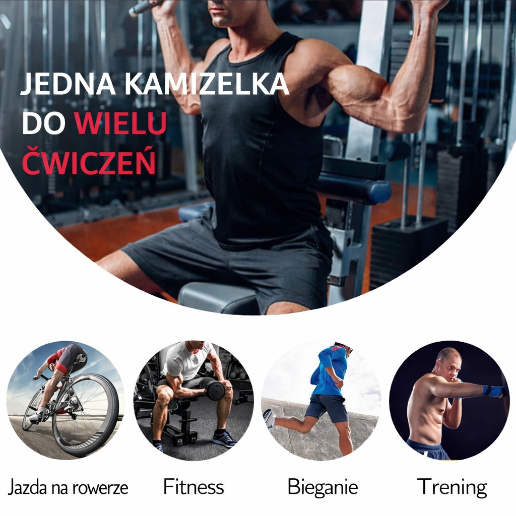 Kamizelka Treningowa Regulowana Trening Ćwiczenia