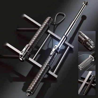 Kij Metalowy Trekkingowy Teleskopowy Składany