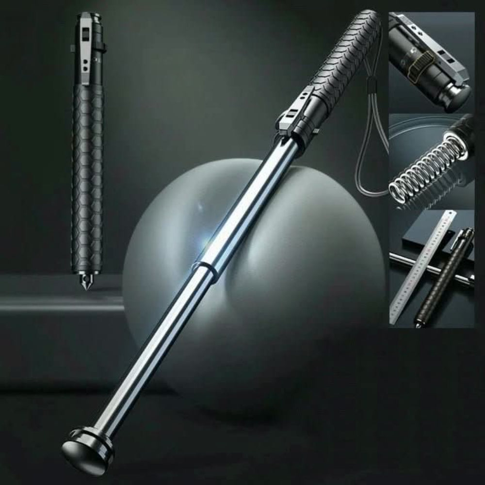 Kij Metalowy Trekkingowy Teleskopowy Składany