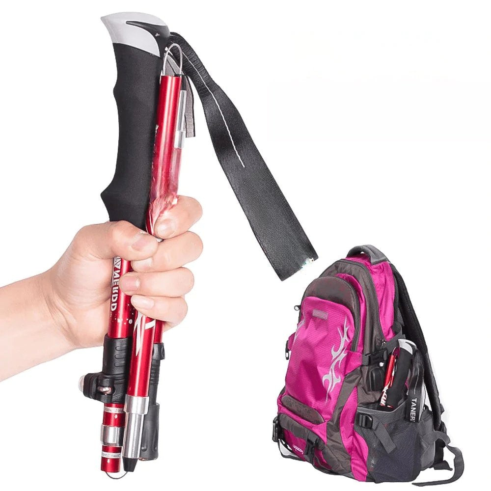 Kijki Trekkingowe Regulowane Składane Turystyka Górska