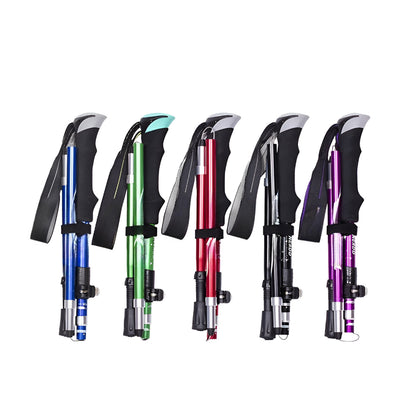 Kijki Trekkingowe Regulowane Składane Turystyka Górska