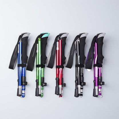 Kijki Trekkingowe Regulowane Składane Turystyka Górska