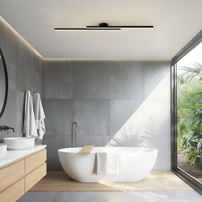 Aluminum Ceiling Lamp Semi-Recessed LED | Modern Minimalism