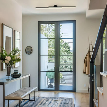 Aluminum Ceiling Lamp Semi-Recessed LED | Modern Minimalism