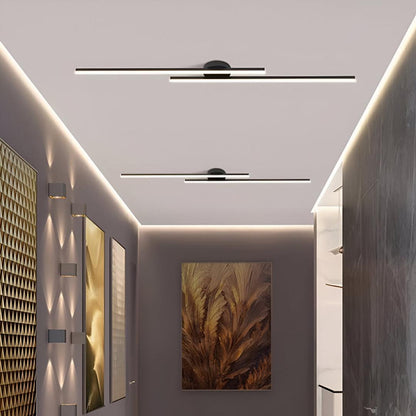 Aluminum Ceiling Lamp Semi-Recessed LED | Modern Minimalism