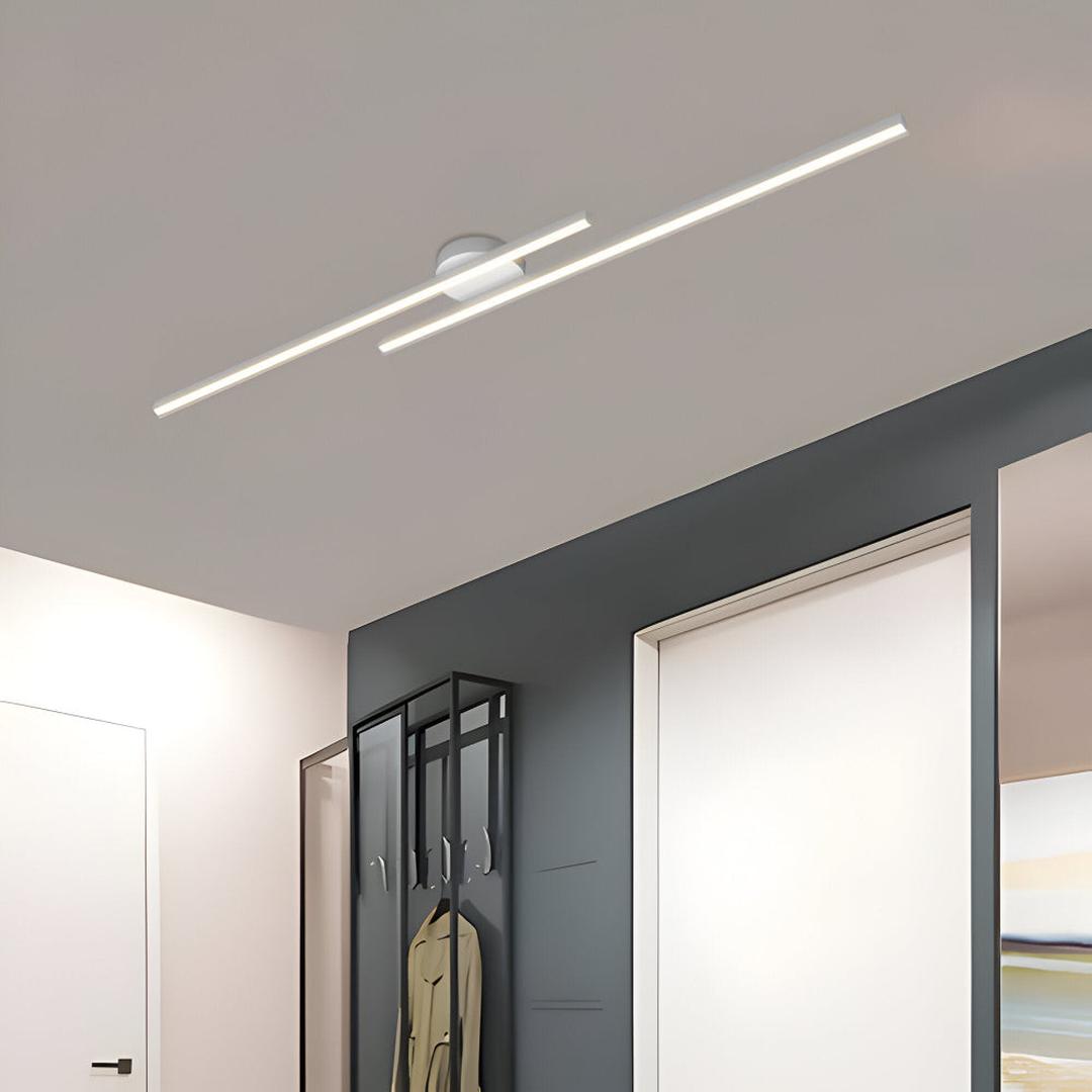 Aluminum Ceiling Lamp Semi-Recessed LED | Modern Minimalism