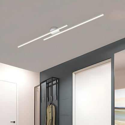 Aluminum Ceiling Lamp Semi-Recessed LED | Modern Minimalism