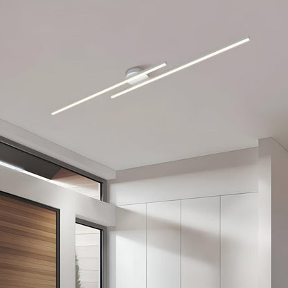 Aluminum Ceiling Lamp Semi-Recessed LED | Modern Minimalism
