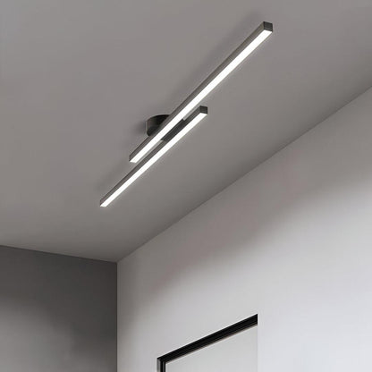Aluminum Ceiling Lamp Semi-Recessed LED | Modern Minimalism