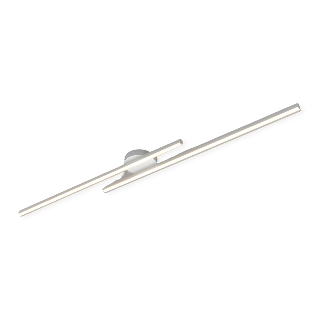 Aluminum Ceiling Lamp Semi-Recessed LED | Modern Minimalism