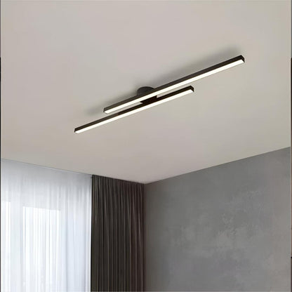 Aluminum Ceiling Lamp Semi-Recessed LED | Modern Minimalism